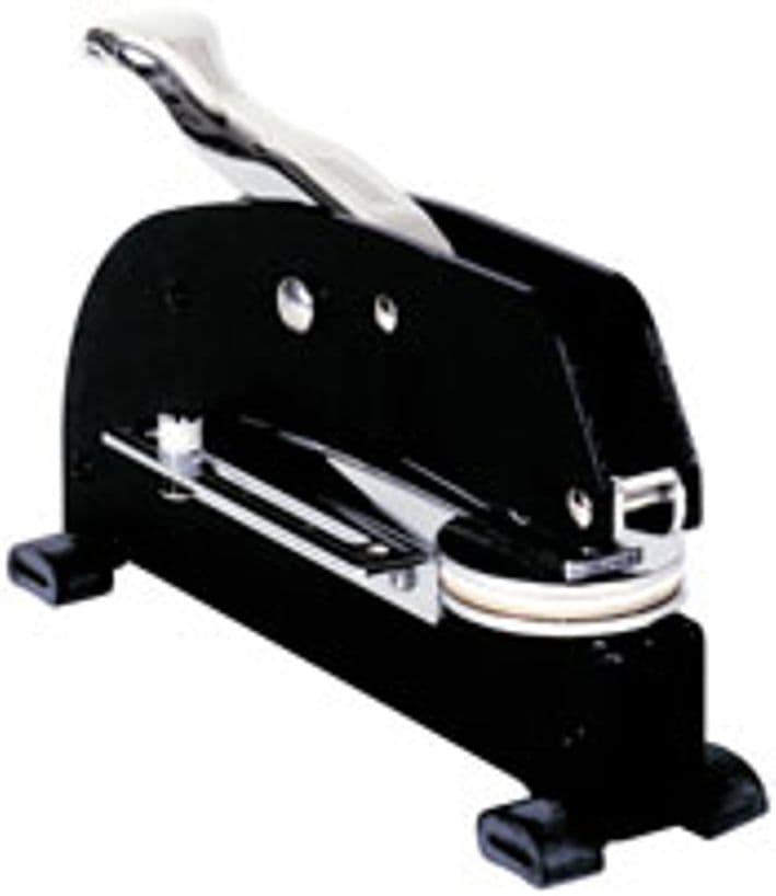 Long reach desk embossing seal for deep documents